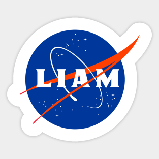 Nasa - Liam Sticker